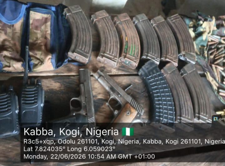 Security forces bust arms smuggling network in Kogi, arrest 3 suspects, recover AK-47 rifles 4 Security forces bust arms smuggling network in Kogi, arrest 3 suspects, recover AK-47 rifles