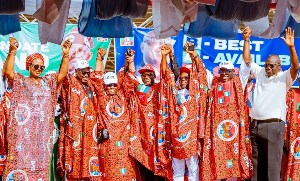 Shettima rallies Ekiti voters, urges 2nd term for Oyebanji ahead of governorship election 2 Shettima rallies Ekiti voters, urges 2nd term for Oyebanji ahead of governorship election