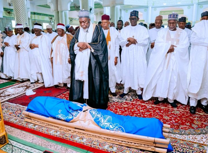 Shettima attends late Emir of Ngazargamu funeral in Yobe, says he was a symbol of unity, progress 2 Shettima attends late Emir of Ngazargamu funeral in Yobe