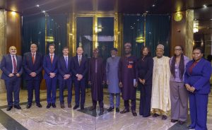 Nigerian youths are tech-savvy, ready to learn and integrate into global economy – Tinubu assures MasterCard CEO 2 PHOTONews: Tinubu receives delegation from Mastercard led by Global CEO, Michael Miebach at the State House, Abuja