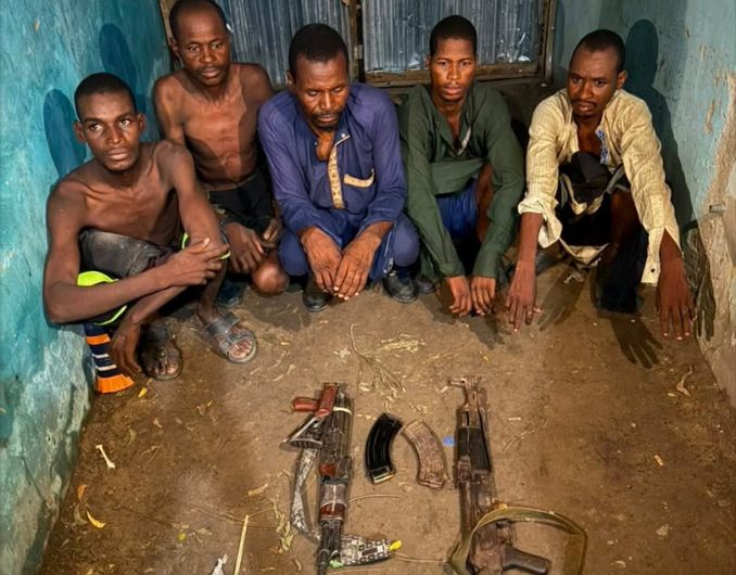 Troops arrest 5 suspected kidnappers, recover AK-47 rifles in Borno 13 Troops arrest 5 suspected kidnappers, recover AK-47 rifles in Borno