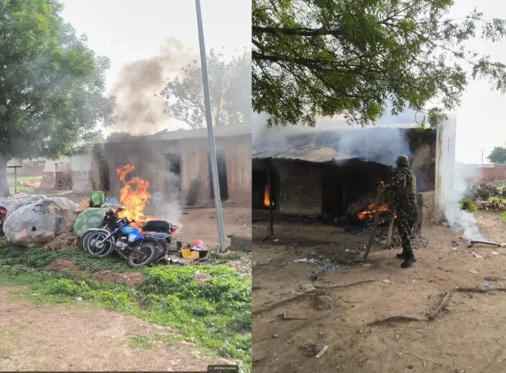 Troops destroy terrorists hideouts as offensive operations begin in Katsina 7 Troops destroy terrorists hideouts as offensive operations begin in Katsina