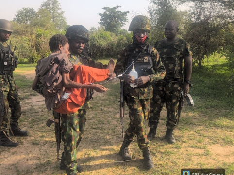 Troops rescue captive, dismantle terrorists hideouts in Fafu Forest Kastina 1 Troops rescue captive, dismantle terrorists hideouts in Fafu Forest Kastina