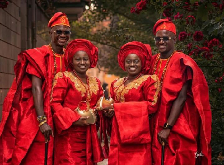 PHOTONews: Twin brothers marry twin sisters in Ibadan 1 Twin brothers marry twin sisters in Ibadan..
