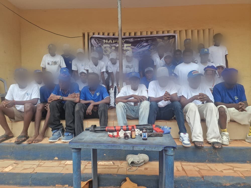 Delta police bust cultists hideout, arrest 32 suspects, recover firearms, ammunition and drugs 2 Delta police bust cultists hideout, arrest 32 suspects, recover firearms, ammunition and drugs