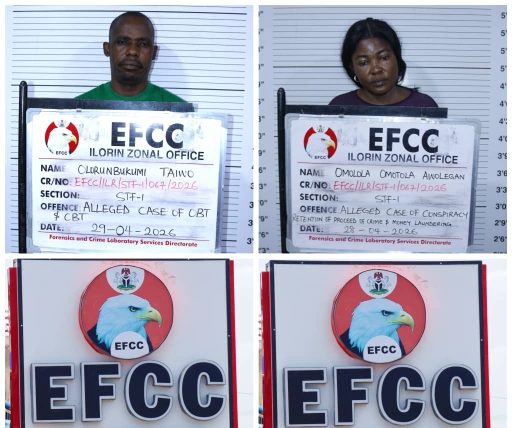 EFCC arraigns husband, wife for N1bn fraud in Ado-Ekiti 1 EFCC arraigns husband, wife for N1bn fraud in Ado-Ekiti