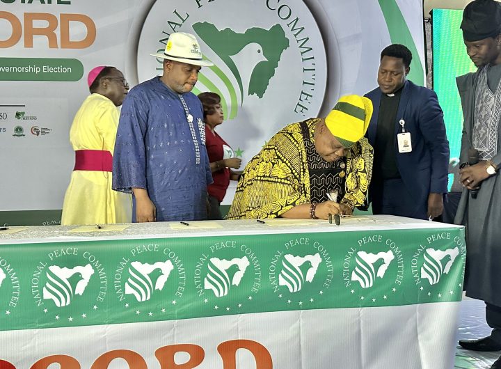 Osun election: Adeleke alleges police bias, urges peace committee to stop violence ahead of August 15 poll 12 Osun State Governor, Ademola Adeleke signs peace accord ahead of governorship election