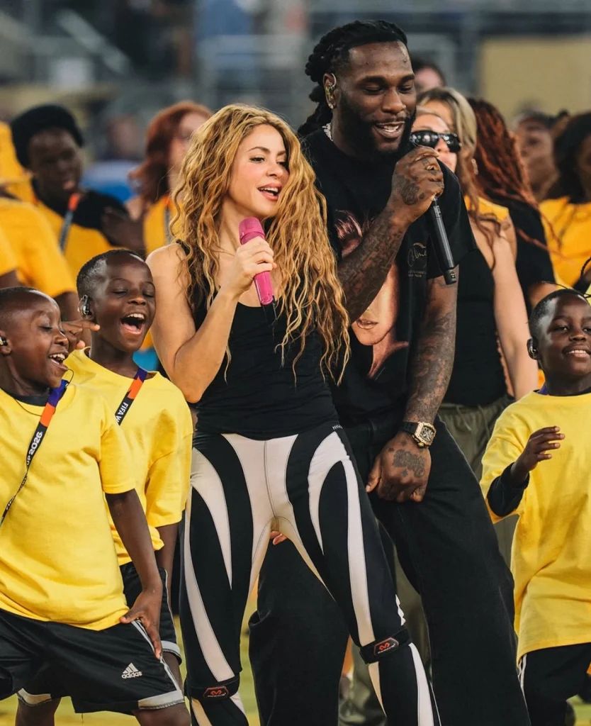 Burna Boy, Shakira reunite as FIFA World Cup final halftime show nears 2 Burna Boy, Shakira reunite as FIFA World Cup final halftime show nears