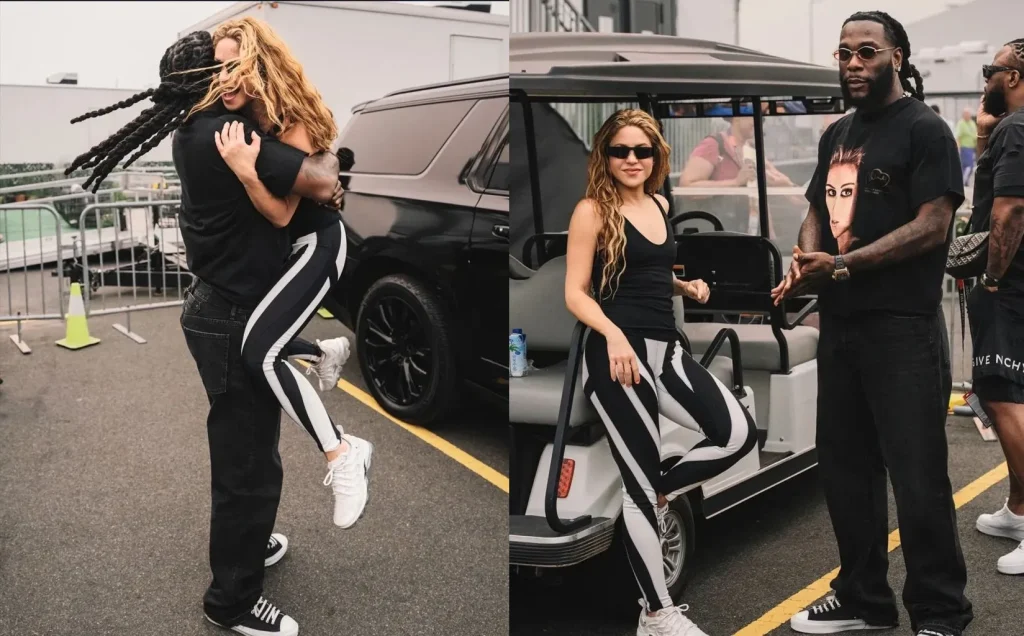 Burna Boy, Shakira reunite as FIFA World Cup final halftime show nears 1 Burna Boy, Shakira reunite as FIFA World Cup final halftime show nears