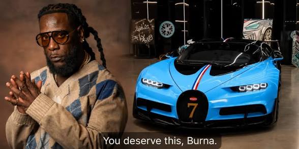 Burna Boy unveils Bespoke Widebody Bugatti Chiron, set to own world's first custom model 1 Burna Boy unveils Bespoke Widebody Bugatti Chiron, set to own world's first custom model