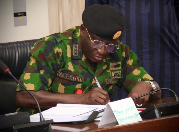 COAS approves appointment of GOC to newly established Nigerian Army Divisions 4 COAS Shaibu