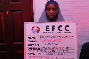 Court jails woman for N3.5m fraud in Maiduguri 2 Court jails woman for N3.5m fraud in Maiduguri