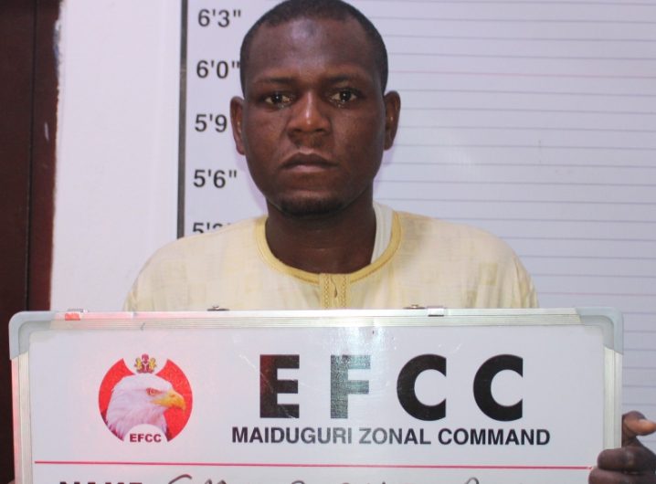 EFCC arraigns one for alleged N19m fraud in Maiduguri 18 EFCC arraigns one for alleged N19m fraud in Maiduguri