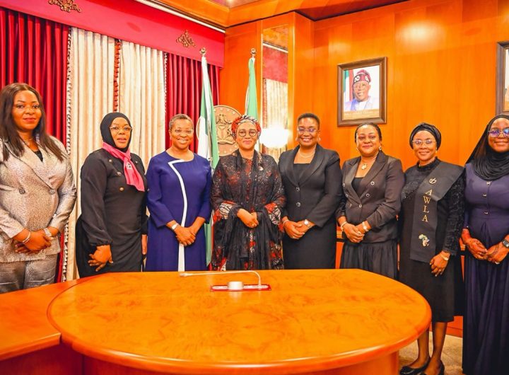 First Lady receives NBA President-elect, says women supporting women would engender faster growth 1 First Lady meets NBA President