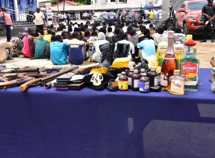 Lagos police arrest 135 suspected cultists, recover 26 firearms in major anti-cult raid 2 Lagos police arrest 135 suspected cultists, recover 26 firearms in major anti-cult raid