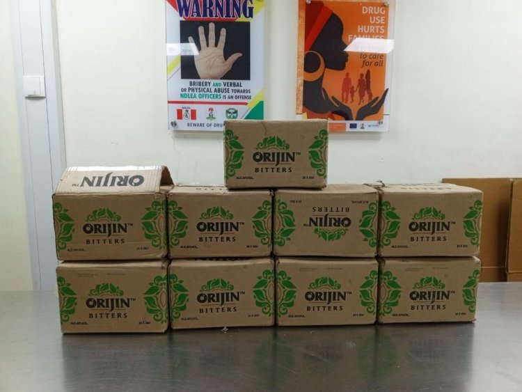 NDLEA intercepts Malaysia-bound cocaine shipments hidden in Orijin bitters cartons, arrests PhD student mastermind; 75-year old man, others 1 NDLEA intercepts Malaysia-bound cocaine shipments hidden in Orijin bitters cartons