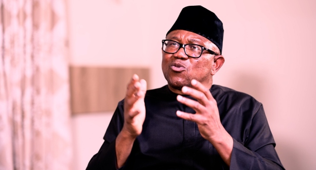Obi condemns Enugu worshippers' abduction, says insecurity has become a national calamity 1 NDC Presidential candidate, Peter Obi vows to unite Nigeria, heal divisions and build an inclusive nation