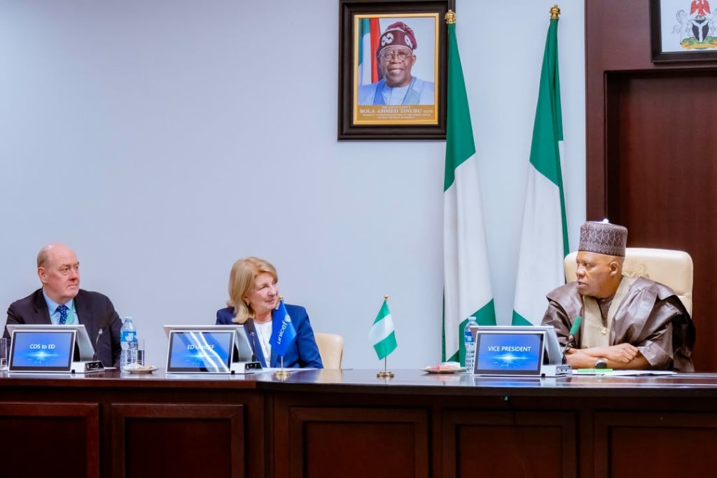 Tinubu strengthening future of Nigerian children through broad reforms, Shettima tells UNICEF 1 Tinubu strengthening future of Nigerian children through broad reforms, Shettima tells UNICEF