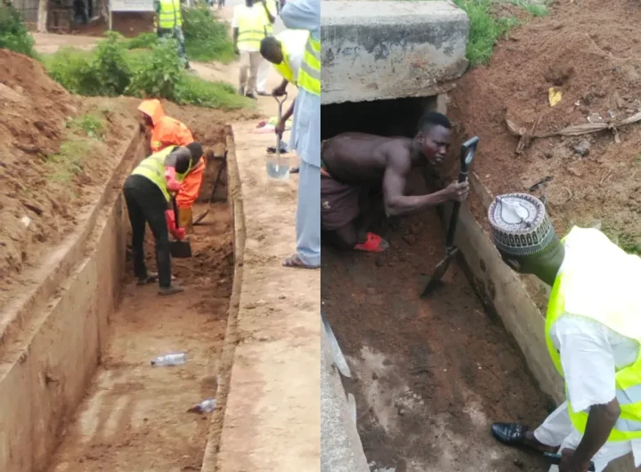 Taraba intensifies drainage clearance to prevent flooding, residents laud Kefas' sanitation drive 1 Taraba intensifies drainage clearance to prevent flooding
