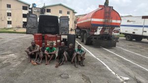 Troops bust illegal bunkering site in Lagos, arrest 6 3 Troops bust illegal bunkering site in Lagos, arrest 6