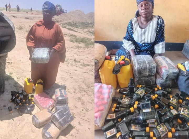 Troops bust terrorist supply chain, nab Chadian woman with drugs, alcohol in Borno 15 Troops bust terrorist supply chain, nab Chadian woman with drugs, alcohol in Borno