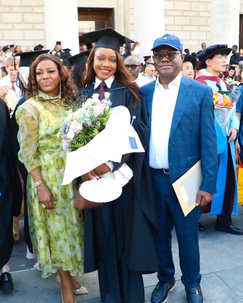 PHOTONews: Wike, family celebrates as daughter Jazmyne earns law degree from University of Southampton, UK 3 Wike, family celebrates as daughter Jazmyne earns law degree from University of Southampton, UK