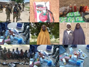 Troops foil ISWAP attack in Borno, rescue kidnap victims, arrest terrorist logistics suppliers 2 Troops foil ISWAP attack in Borno, rescue kidnap victims, arrest terrorist logistics suppliers