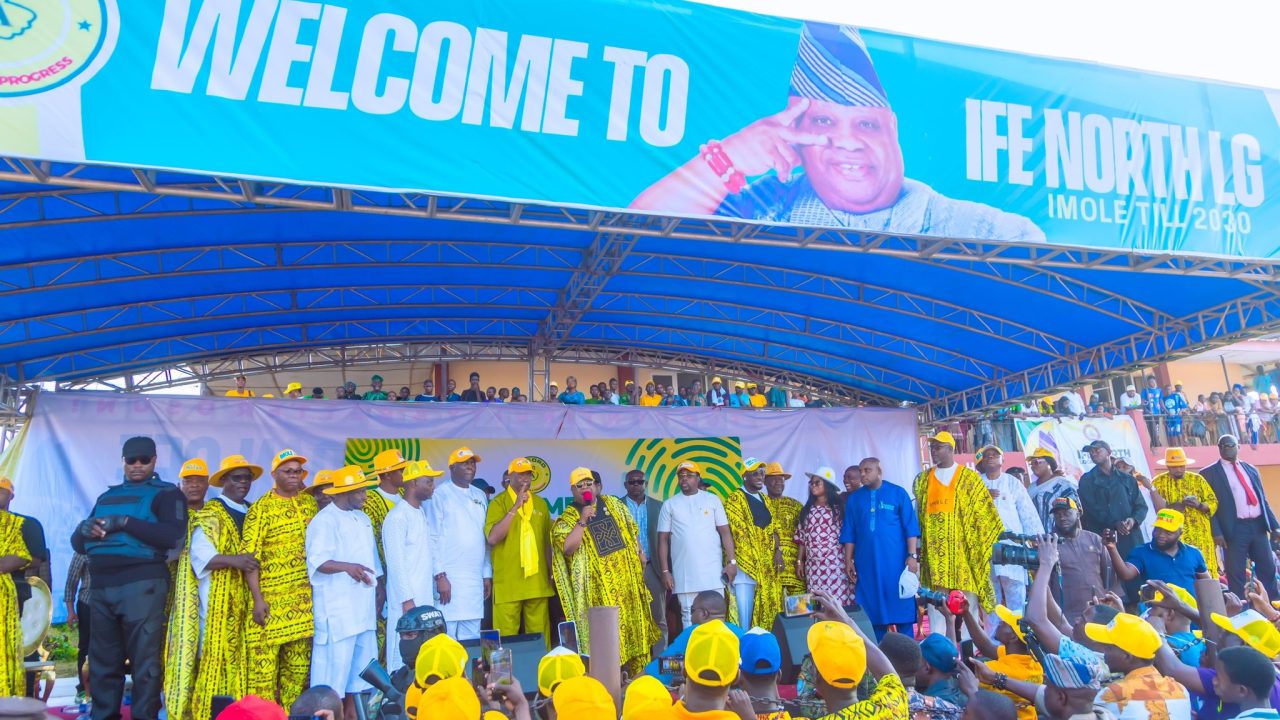 Osun LG poll: Adeleke urges peaceful participation after commissioning 10.4km Edunabon–Tonkere road