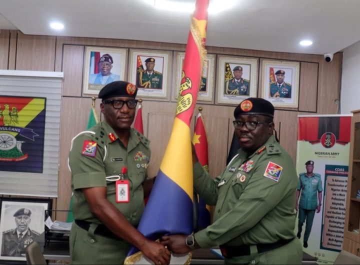 Brig. Gen. Jibril Garba takes over Command of 32 Artillery Brigade, Nigerian Army