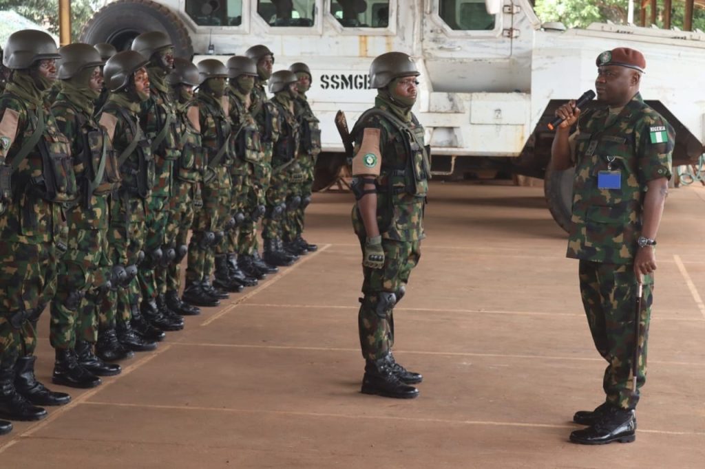 ECOWAS Force Commander warns Nigerian troops: Stay disciplined, protect Nigeria’s image in Guinea-Bissau