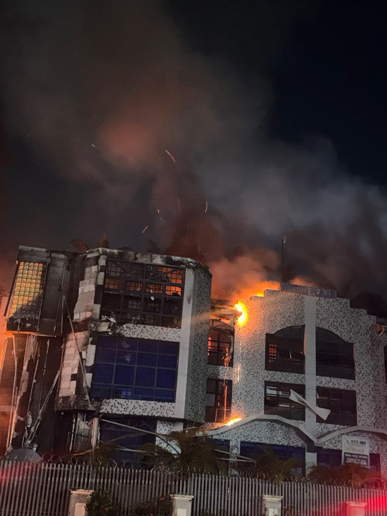 Fire guts Shafa Filling Station in Abuja 2 Fire guts Shafa Filling Station in Abuja