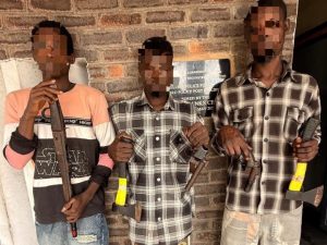Lagos police arrest 4 armed robbers, cultists, recover 3 pistols in Ajah 2 Lagos police arrest 4 armed robbers, cultists, recover 3 pistols in Ajah