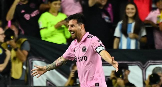 Messi reaches 921 career goals after brace in Inter Miami's Leagues Cup victory 1 Messi reaches 921 career goals after brace in Inter Miami's Leagues Cup victory: