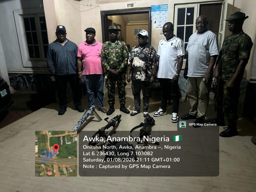 Nigerian Army forces South East militants to surrender weapons, recovers GPMGs, IED 1 Nigerian Army forces South East militants to surrender weapons, recovers GPMGs, IED
