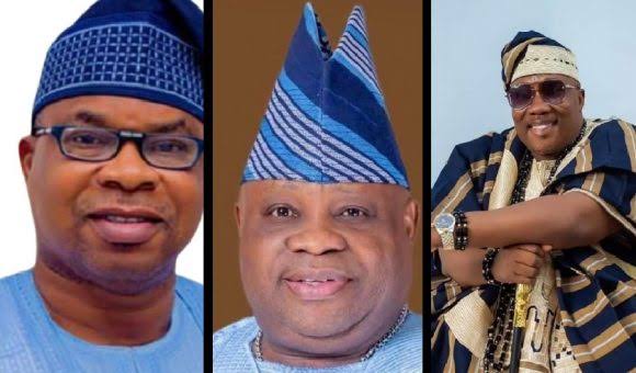 Osun election: IPAC warns politicians against violence, says ‘you can’t kill people you want to govern’ 2 Photo combo of 3 major governorship candidates for Osun election: Incumbent Governor Ademola Adeleke of the Accord Party; Bola Oyebamiji of the All Progressives Congress (APC), and Najeem Salam of the African Democratic Congress (ADC).