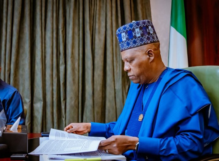 Shettima begins 2-week leave, pledges renewed commitment to national service 8 VA Kashim Shettima