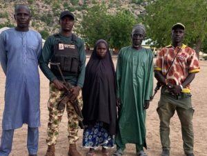 Troops rescue woman abducted by Boko Haram in 2021 as Gwoza corridor recoveries hit 117 2 Troops rescue woman abducted by Boko Haram in 2021 as Gw