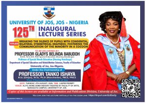 UNIJOS Professor Urges Government to Fund Early Hearing Screening, Cochlear Implants for Deaf Children