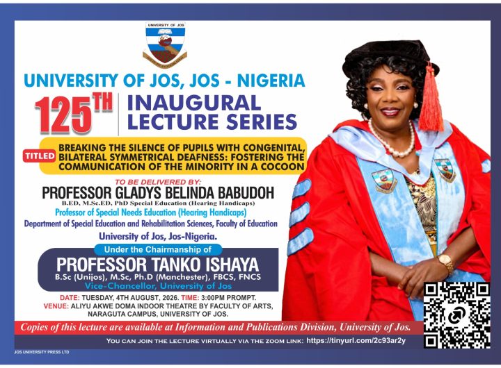 UNIJOS Professor Urges Government to Fund Early Hearing Screening, Cochlear Implants for Deaf Children
