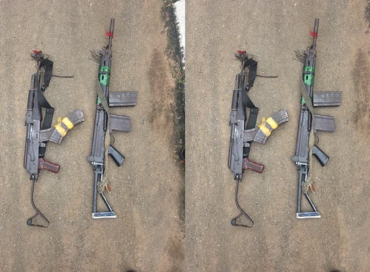 Troops dismantle criminal syndicate, recover stolen weapons