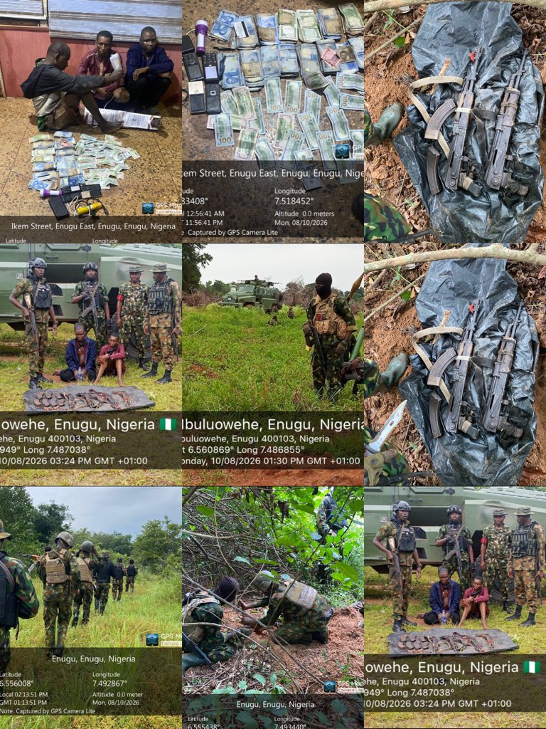Mbah hails security forces as DSS, Army arrest Affa church kidnappers, recover 4 AK-47 rifles 2 troops arrest kidnappers